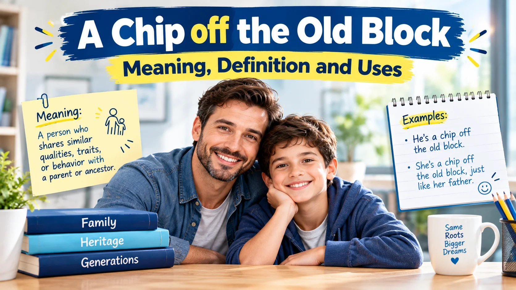A Chip off the Old Block, Meaning, Definition and Uses