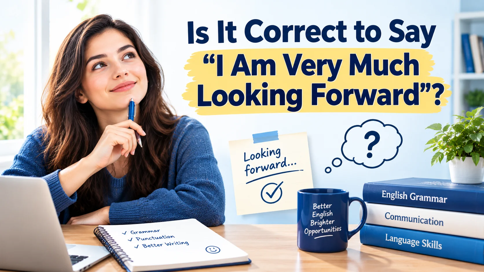 Is It Correct to Say “I Am Very Much Looking Forward”?