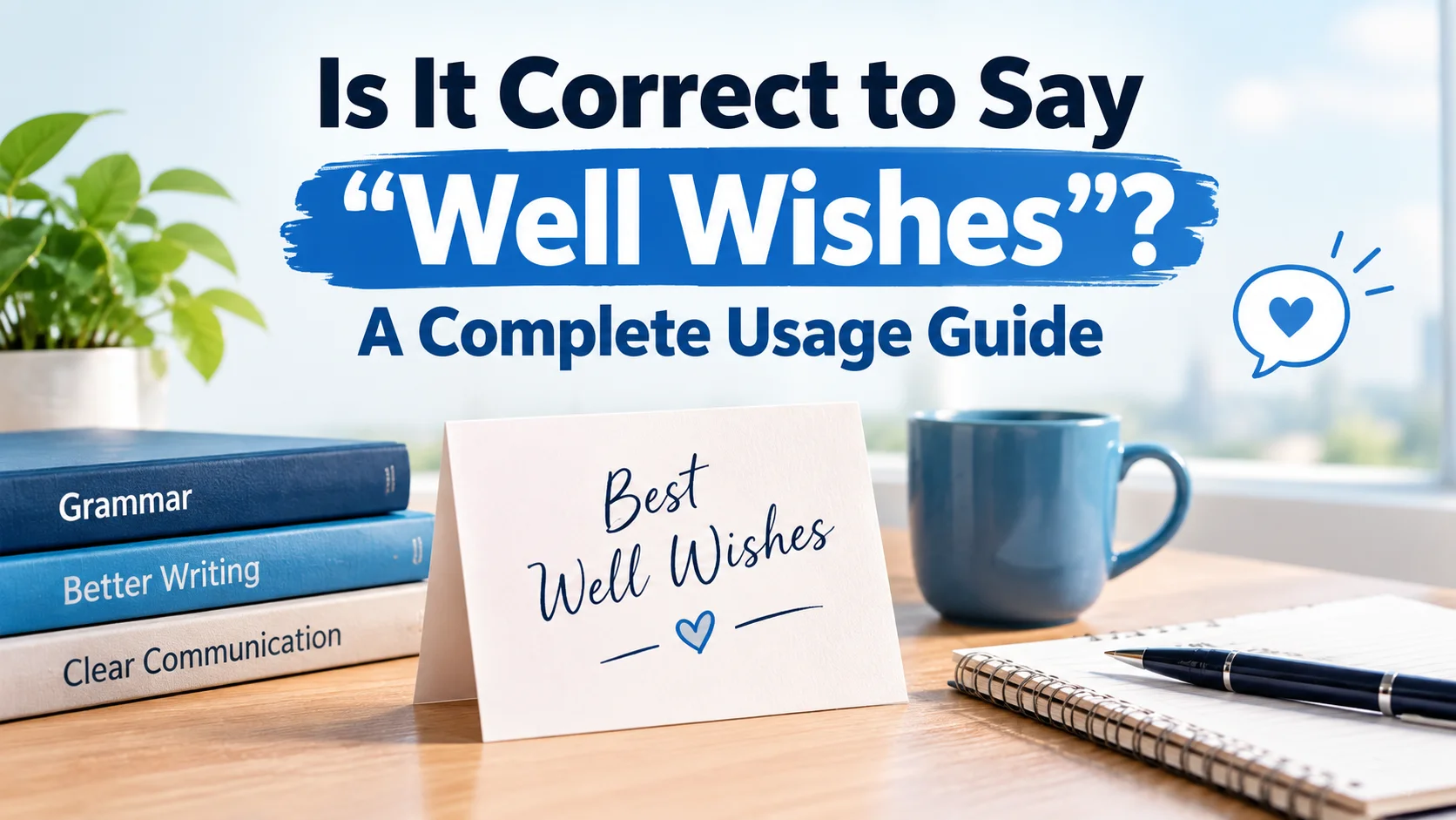 Is It Correct to Say “Well Wishes”? A Complete Usage Guide