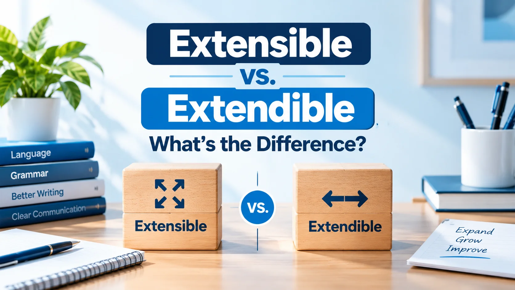 Extensible vs. Extendible: What’s the Difference?