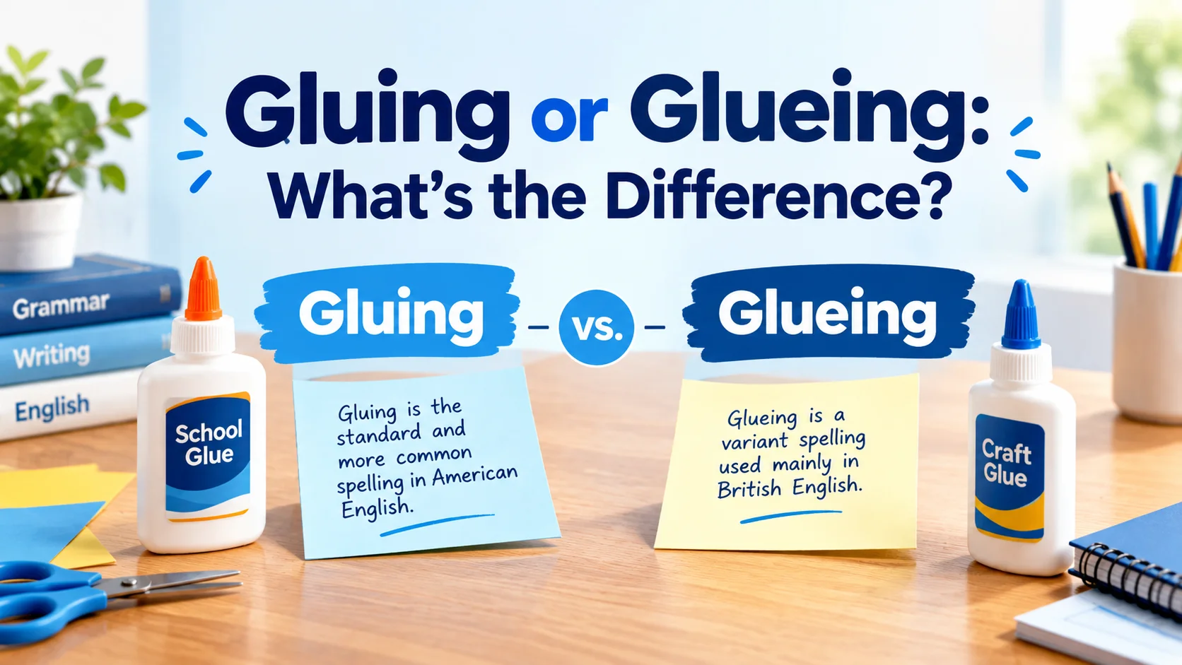 Gluing or Glueing: What’s the Difference?
