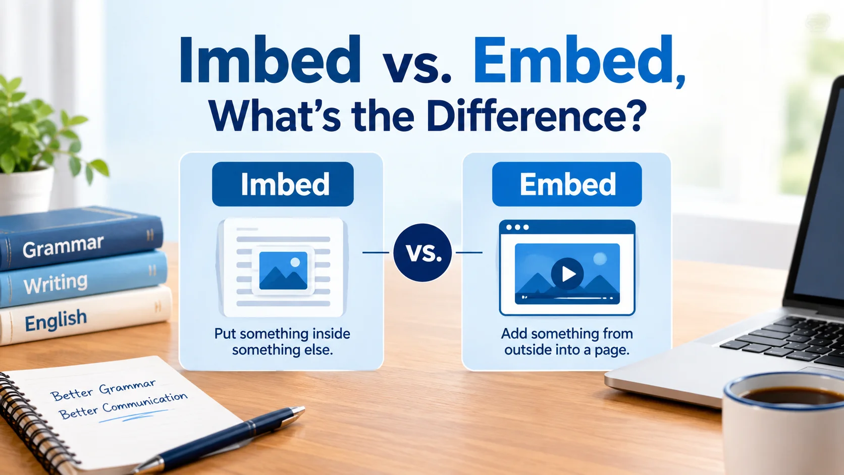 Imbed vs. Embed, What’s the Difference?