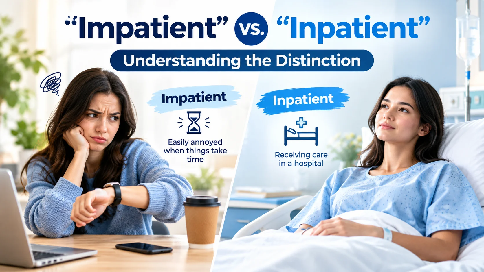 “Impatient” vs. “Inpatient”, Understanding the Distinction