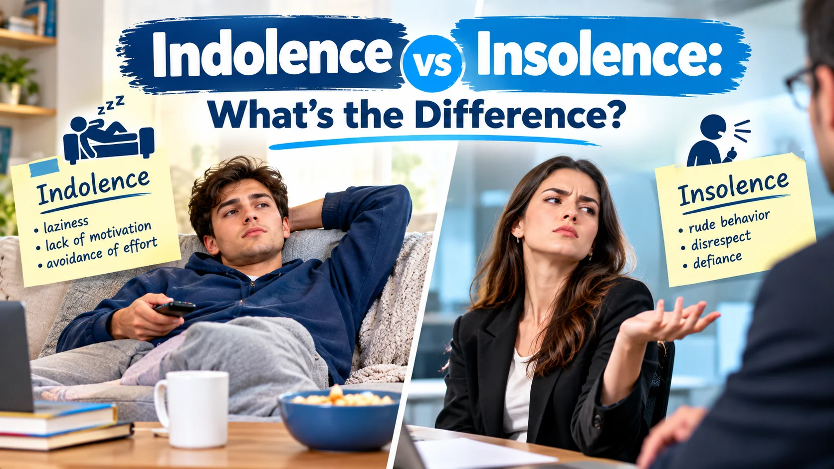 Indolence vs Insolence: What’s the Difference?