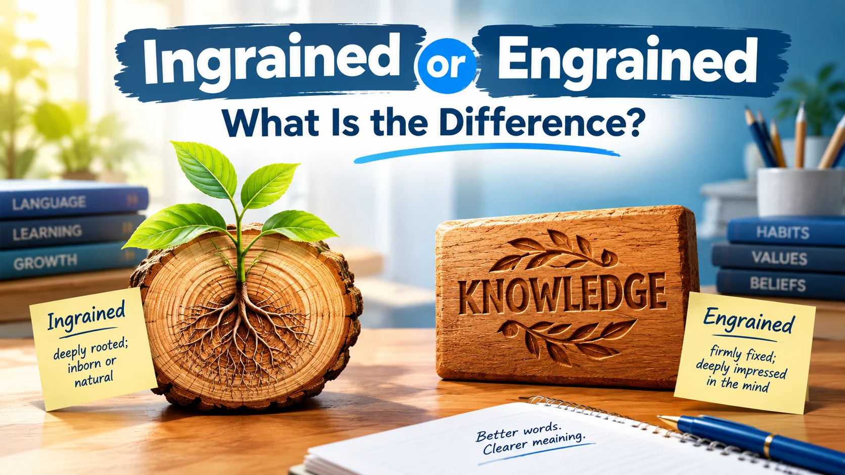 Ingrained or Engrained: What Is the Difference?
