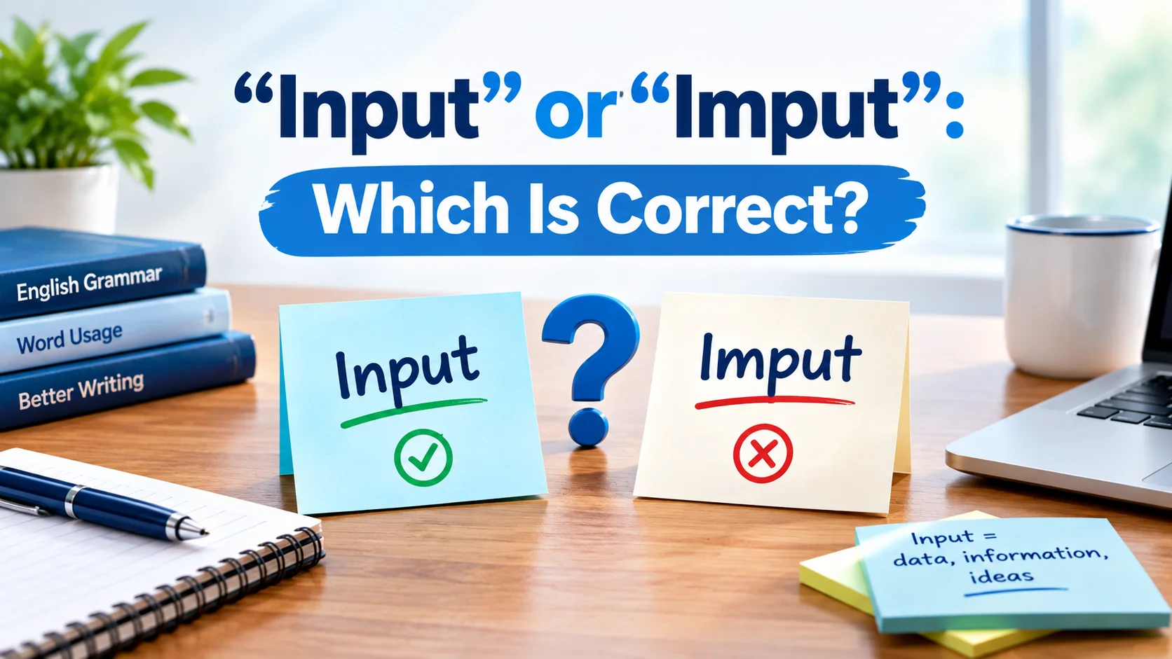 “Input” or “Imput”: Which Is Correct?