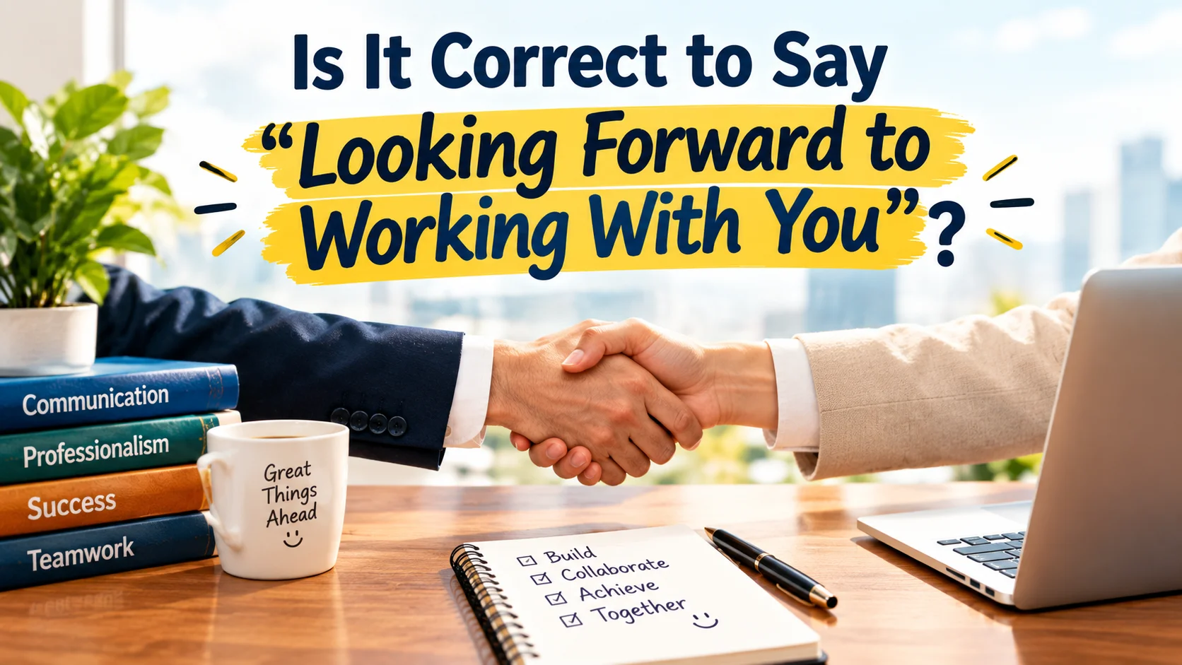 Is It Correct to Say “Looking Forward to Working With You”?