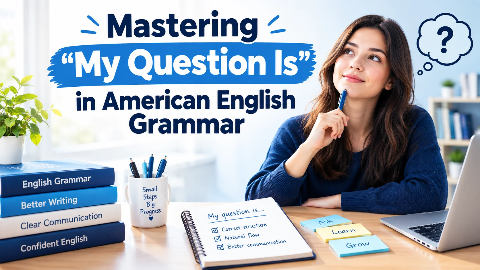 Mastering “My Question Is” in American English Grammar