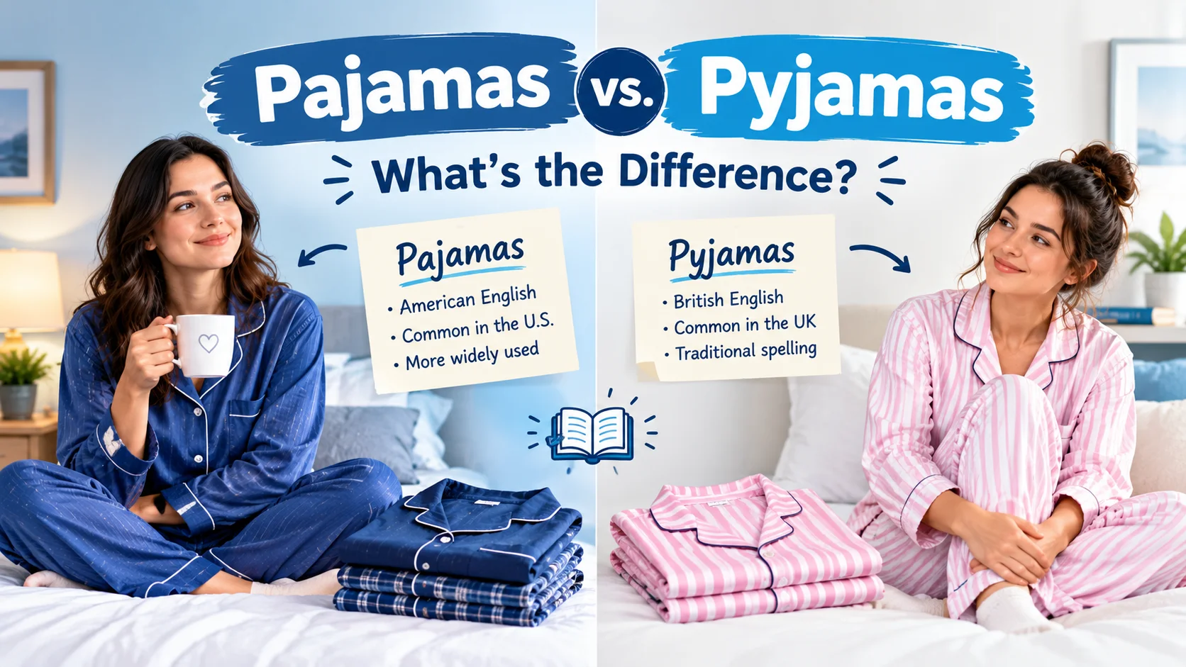 Pajamas vs. Pyjamas, What’s the Difference?