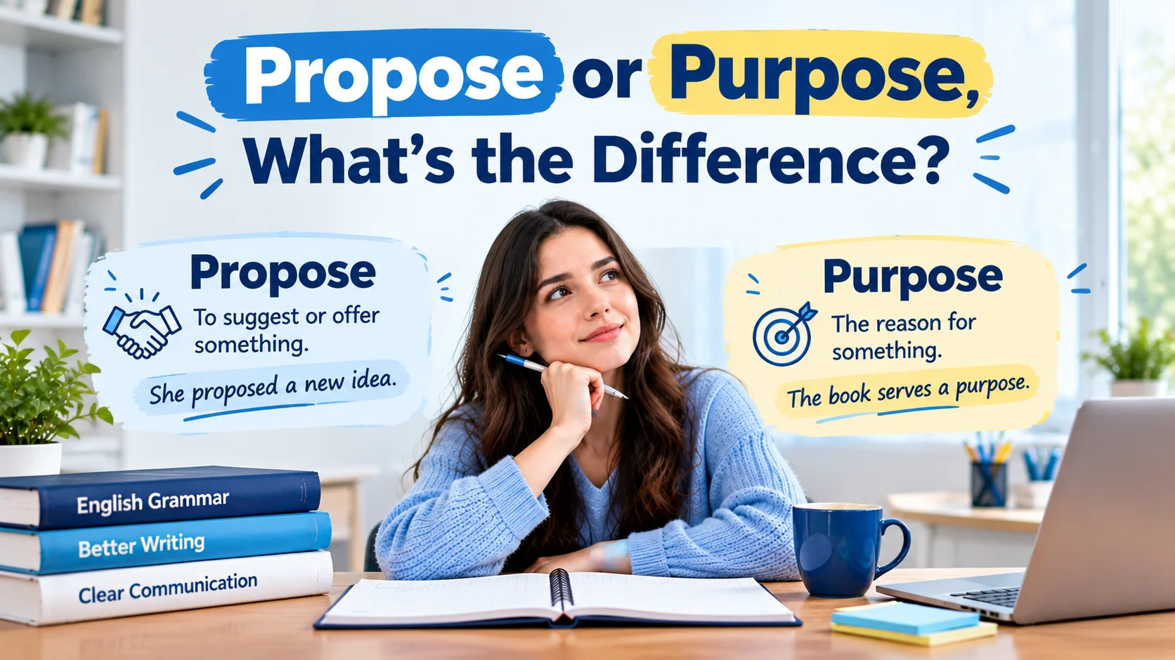 Propose or Purpose, What’s the Difference?