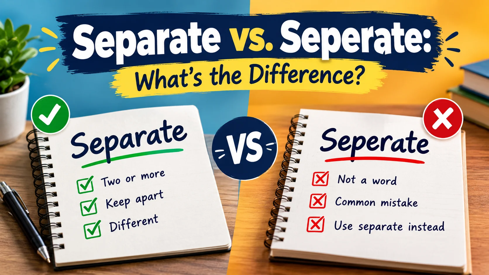 Separate vs. Seperate: What’s the Difference?