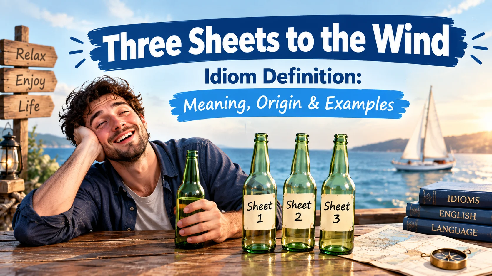 Three Sheets to the Wind Idiom Definition: Meaning, Origin & Examples