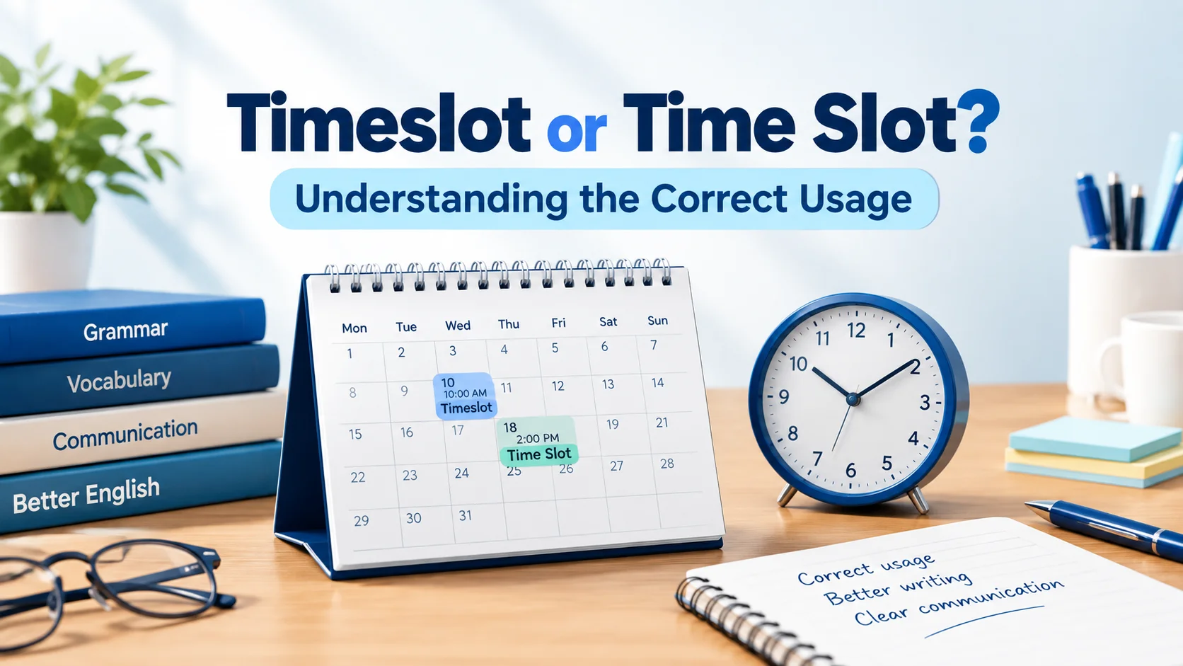 Timeslot or Time Slot? Understanding the Correct Usage