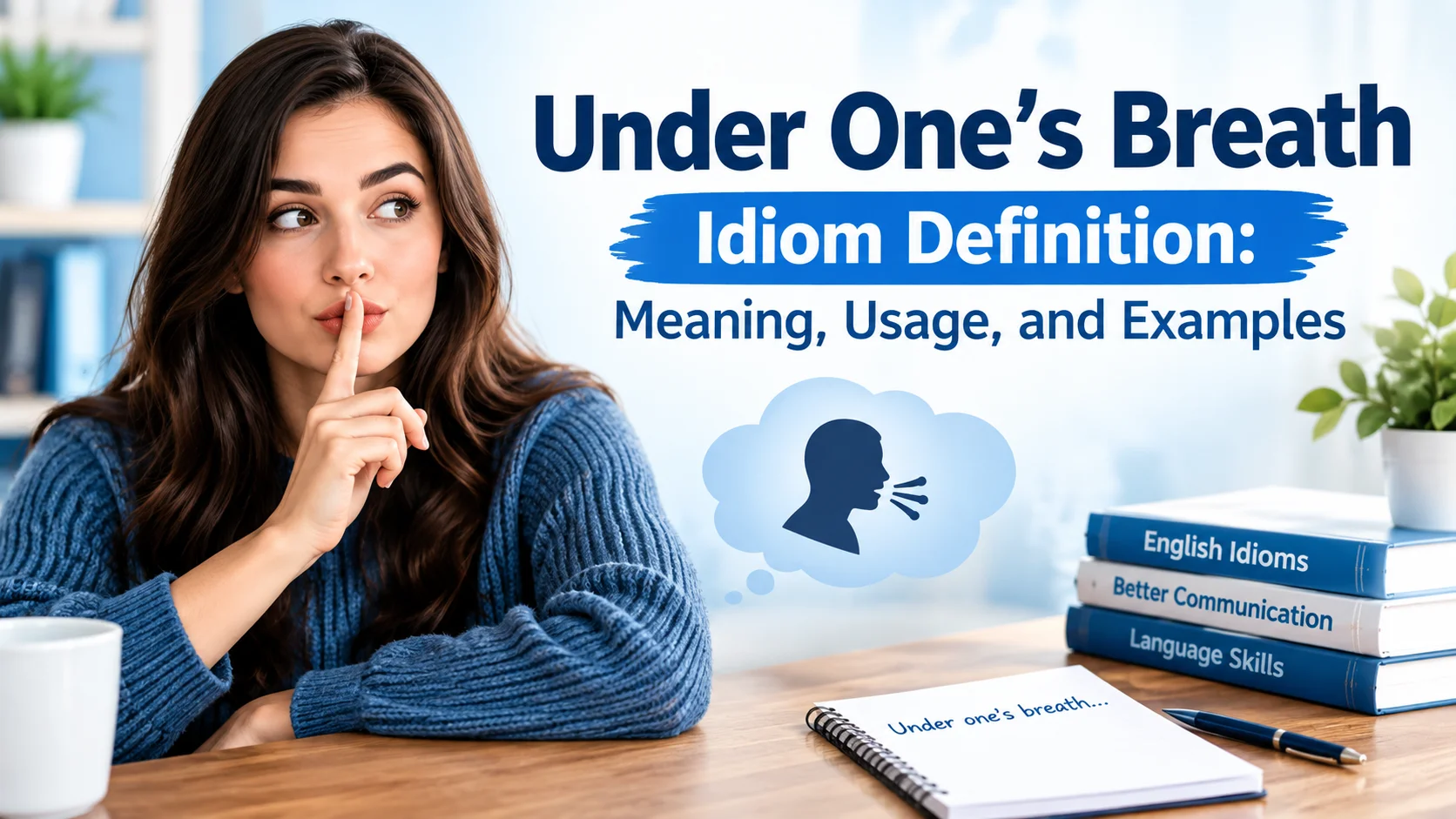 Under One’s Breath Idiom Definition: Meaning, Usage, and Examples