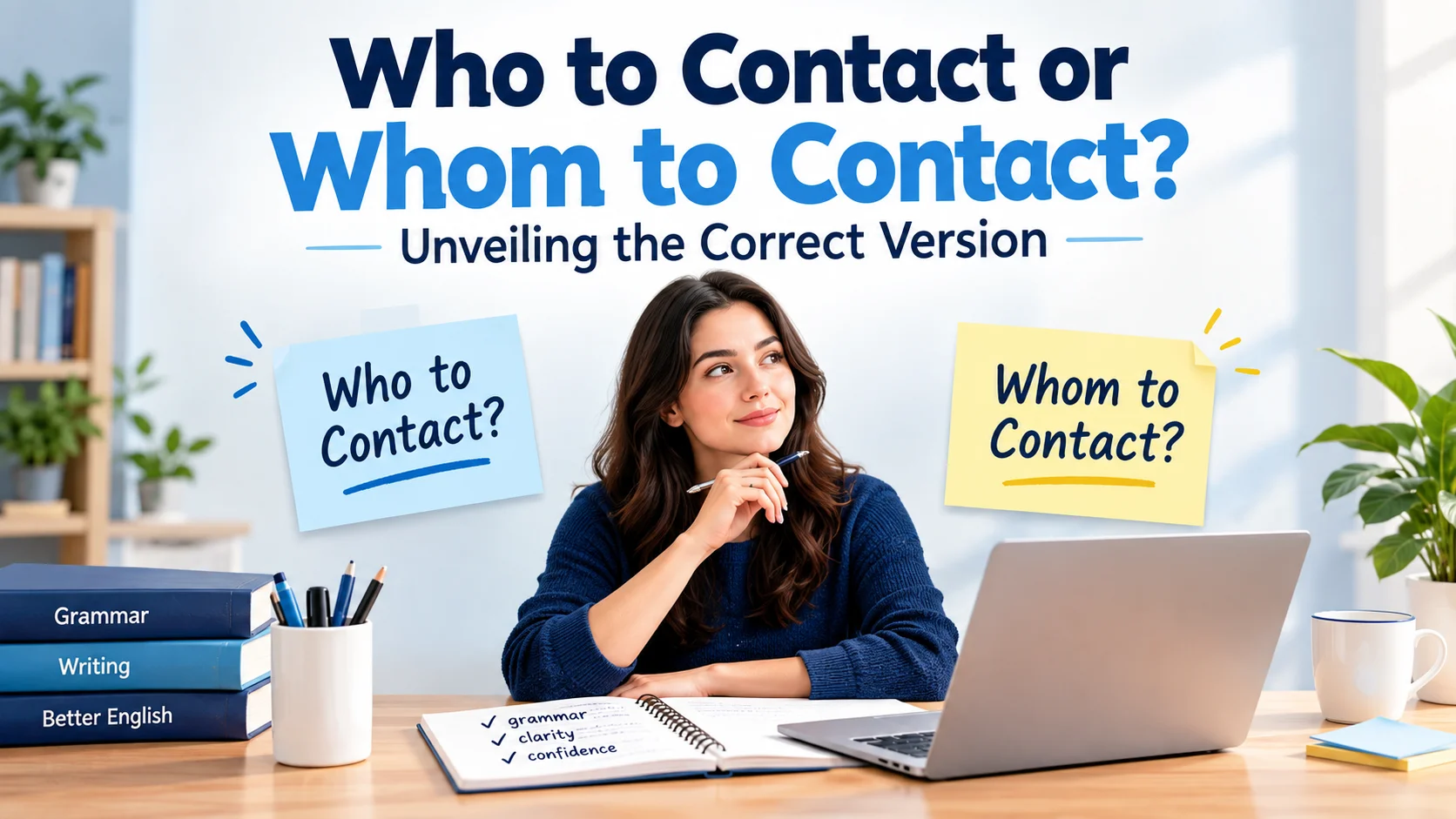 Who to Contact or Whom to Contact? Unveiling the Correct Version