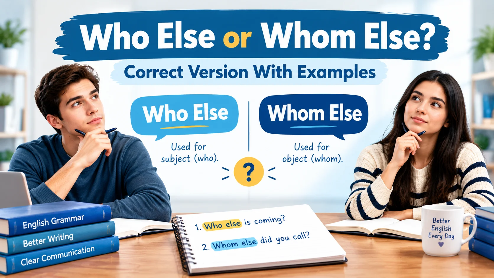 Who Else or Whom Else? Correct Version With Examples